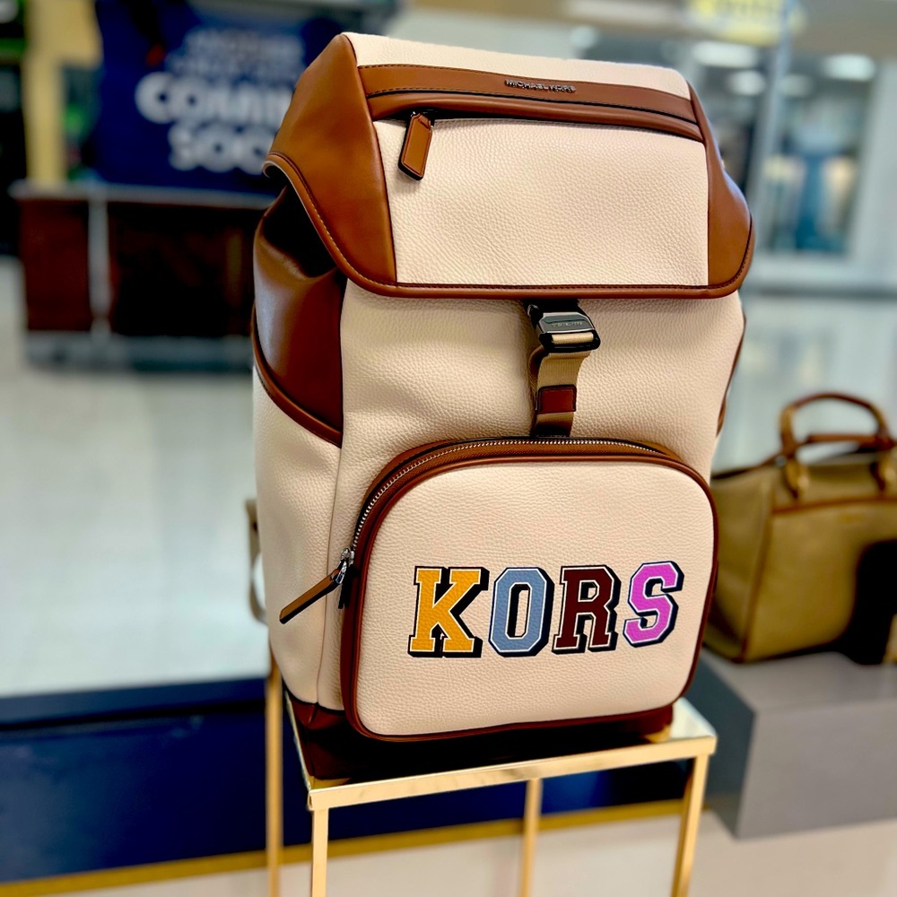 Copper - extra large backpack - all leather